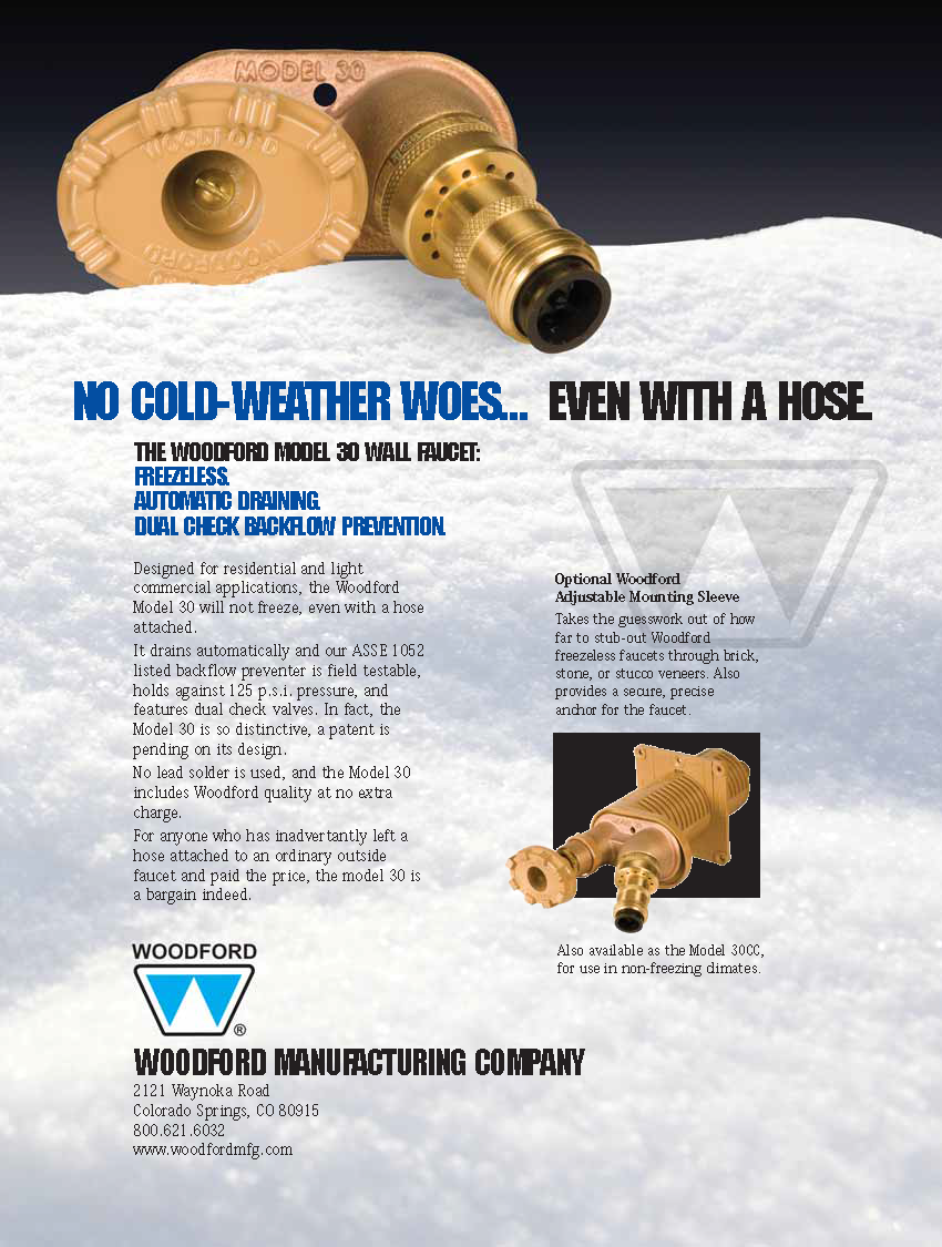 Woodford Model 30 Freezeless Faucet